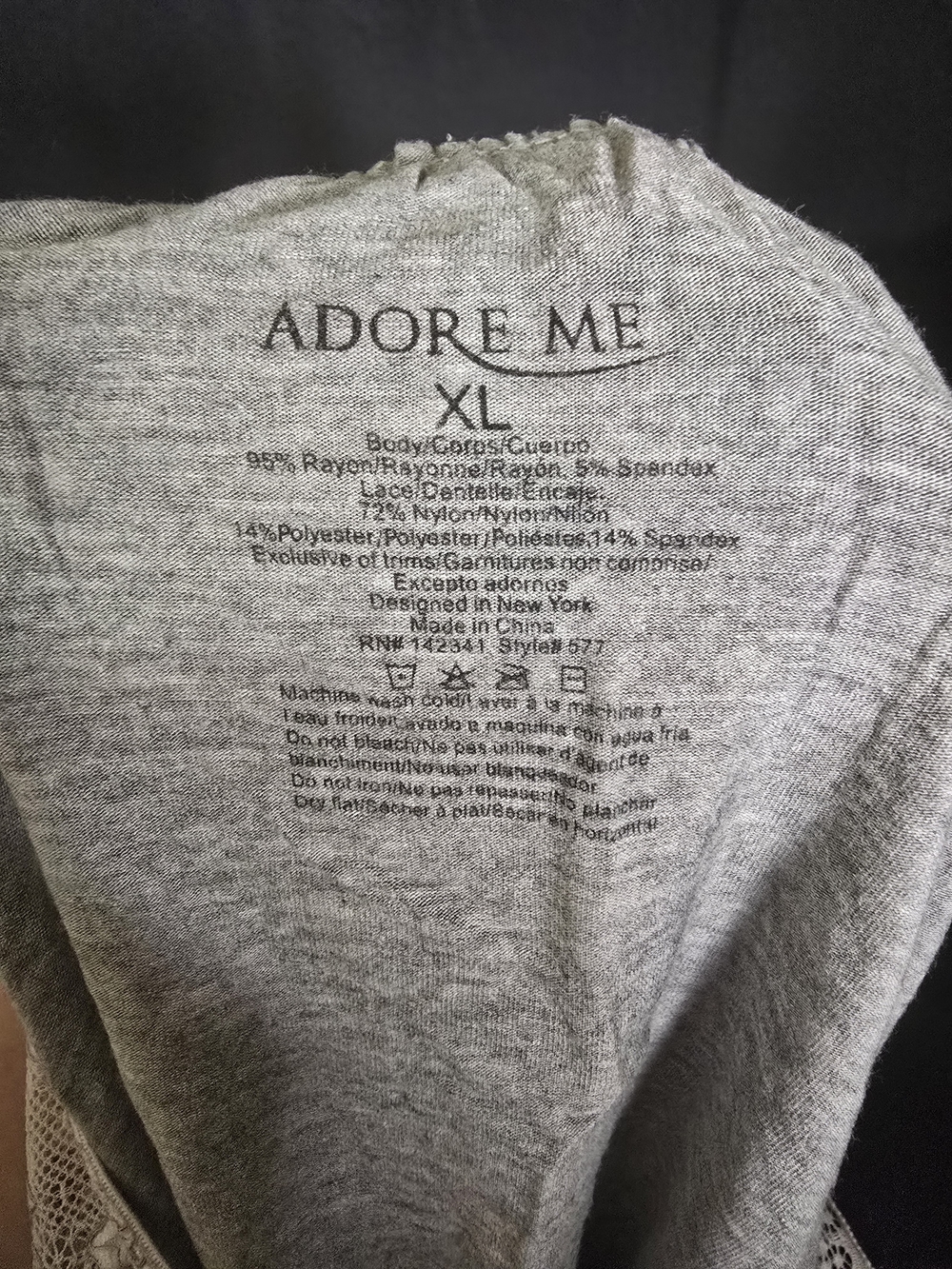 Adore Me Pajama Tank Top - Picture 5 of 5